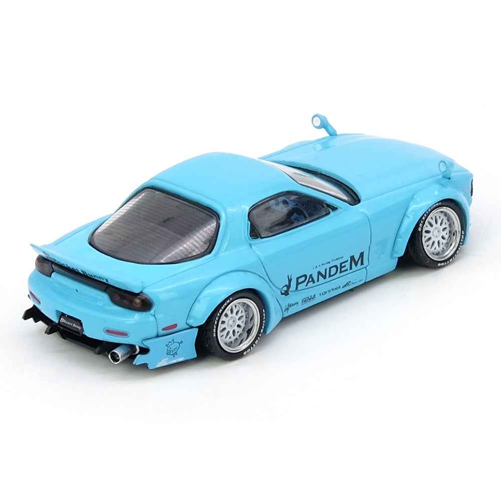Inno IN64-RX7FDP-TIFBLU 1/64 Pandem Rocket Bunny RX7 FD3S Tiffany Blue - Image 2