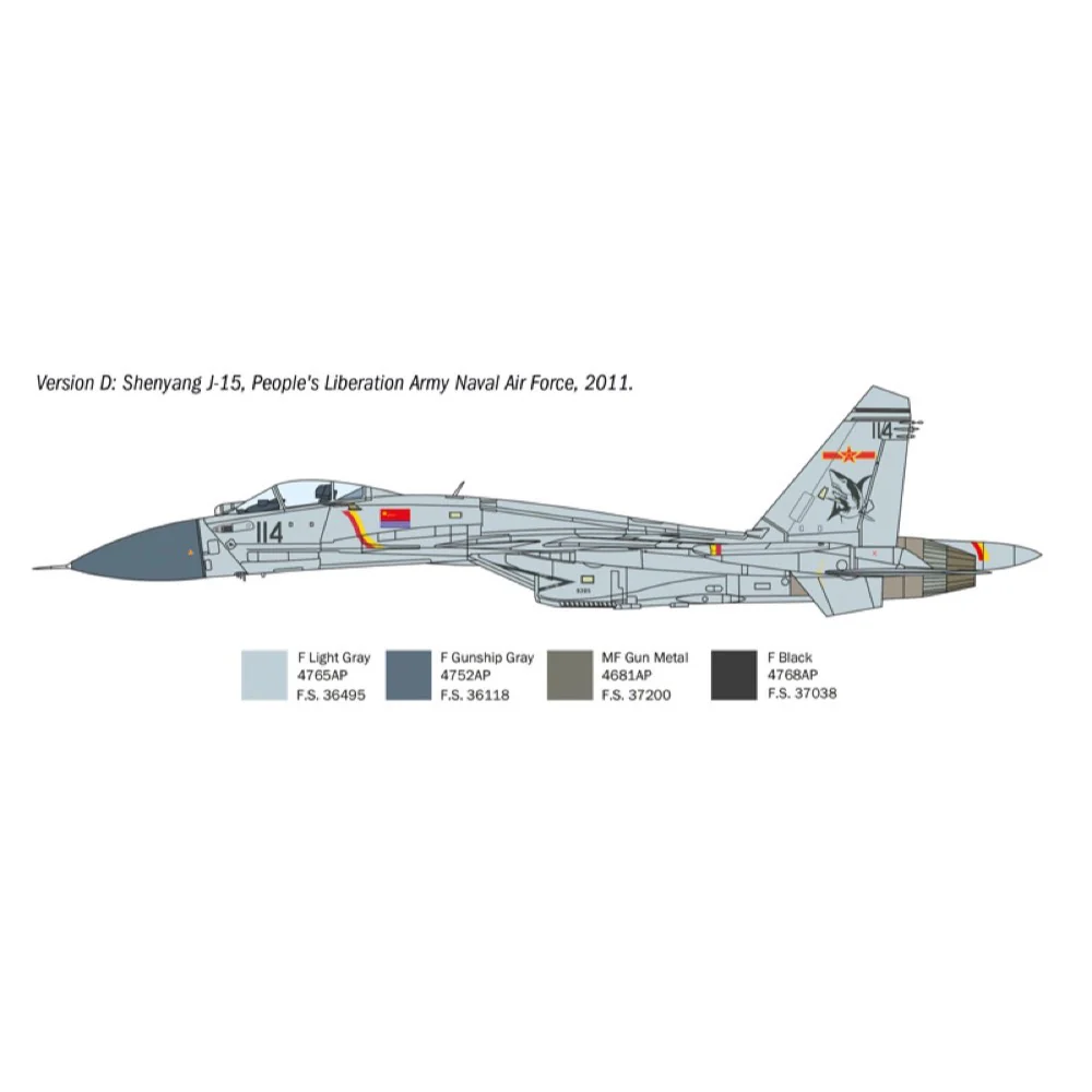 Italeri 0197 1/72 Su-33 Sea Flanker - Image 6