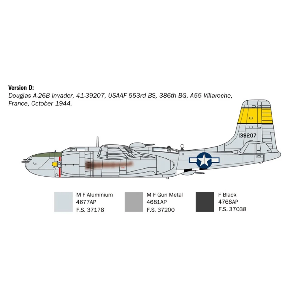 Italeri 1274S 1/72 Douglas A-26B Invader - Image 7