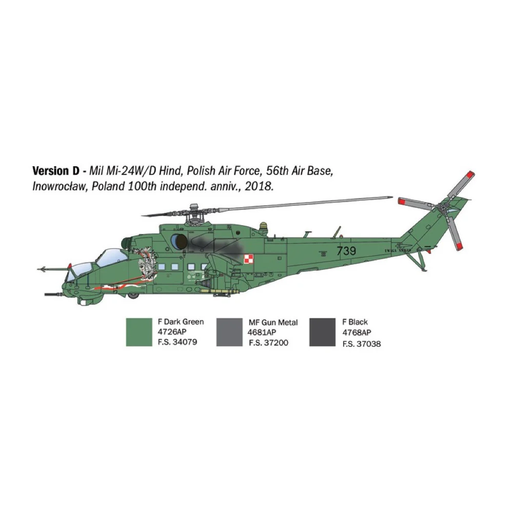 Italeri 1432S 1/72 Mil Mi-24P Mil Mi-35P - Image 7