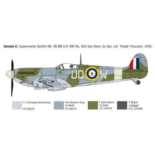 Italeri 1482S 1/72 Supermarine Spitfire Mk.Vb - Image 5