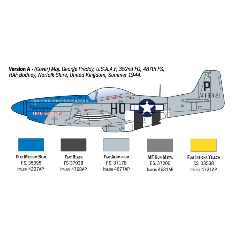Italeri 1484S 1/72 North American P-51D Mustang Aces - Image 3