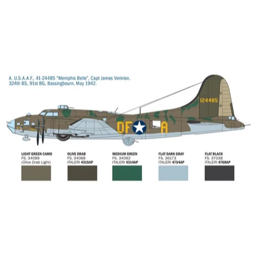 Italeri 1487S 1/72 B-17F Flying Fortress - Image 4