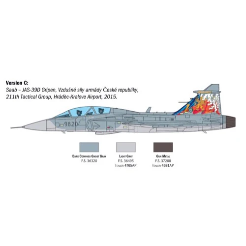 Italeri 2664S 1/48 JAS-39D Gripen Twin Seater - Image 6