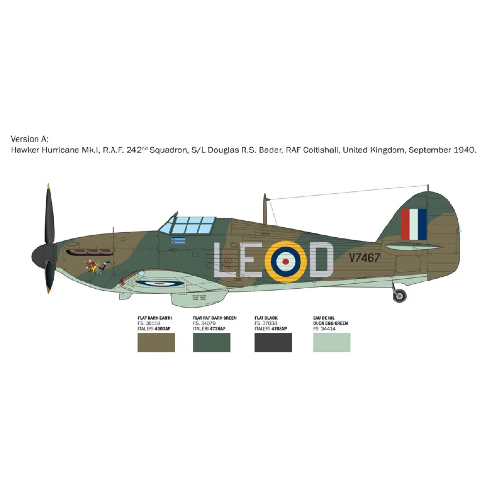 Italeri 2838S 1/48 Hurricane Mk.I Aces - Image 3