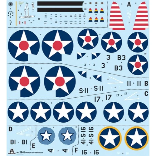 Italeri 2841S 1/48 USN SBD-3 Dauntless - Image 3