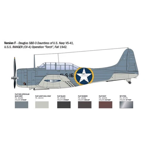 Italeri 2841S 1/48 USN SBD-3 Dauntless - Image 9
