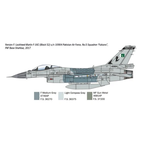Italeri 35105 1/48 F-16C Fighting Falcon War Thunder Series - Image 7