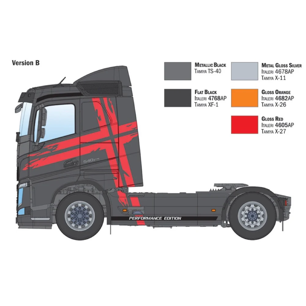 Italeri 3967S 1/24 Volvo FH Low Roof - Image 4