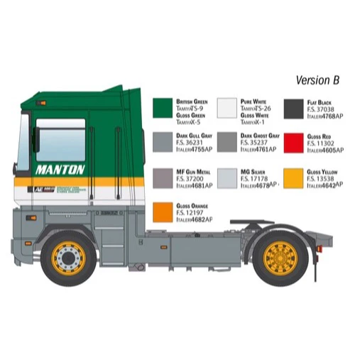 Italeri 3969S 1/24 Renault AE500 Magnum - Image 5