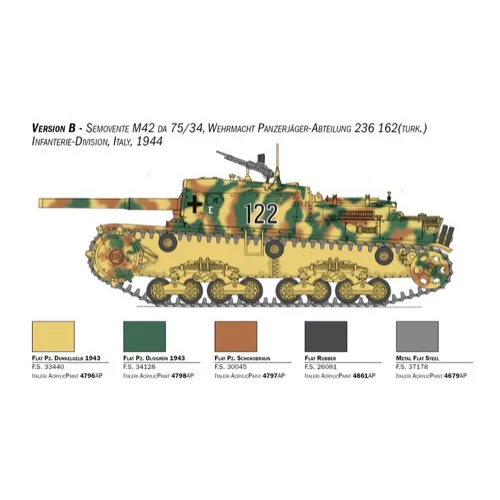 Italeri 6759S 1/35 Italian Semovente M42 da 75/34 Upgraded - Image 5