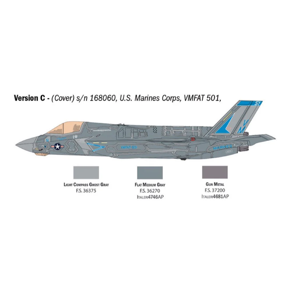 Italeri 92810 1/48 F-35B Lightning Ii - Image 5