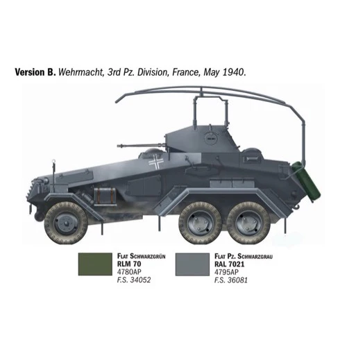 Italeri 97032 1/72 Sd.Kfz. 232. 6 Rad - Image 5