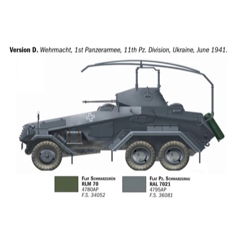 Italeri 97032 1/72 Sd.Kfz. 232. 6 Rad - Image 7