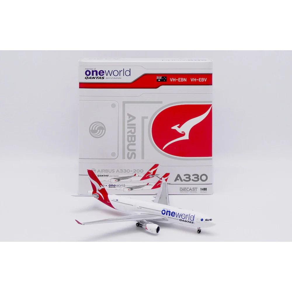 JC Wings 1/400 Qantas Airbus A330-200 "Oneworld" Reg: VH-EBV With Antenna - Image 7