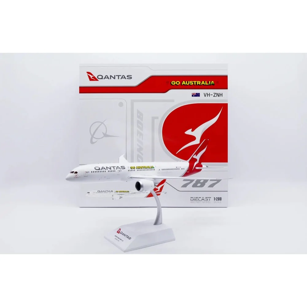JC wings XX20568A 1/200 Qantas Boeing 787-9 Dreamliner "Go Australia" Reg: VH-ZNH "Flaps Down" With Stand - Image 13