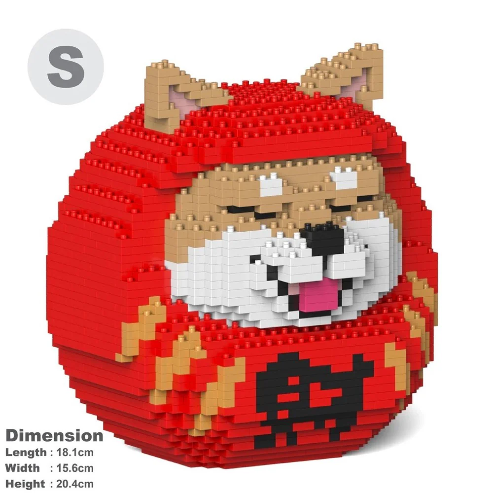 Jekca ST28JPY04-M01 Shiba Daruma Doll 01S-M01 - Image 4