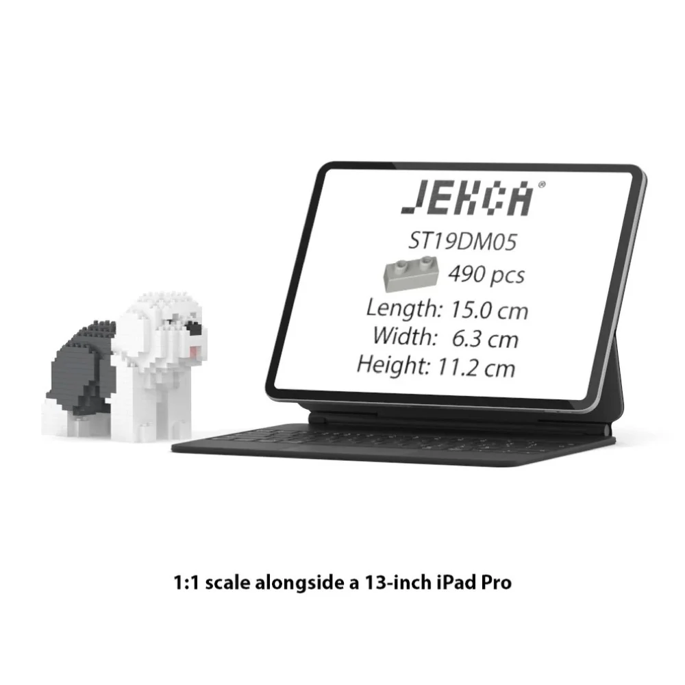 Jekca ST19DM05 Old English Sheepdog Mini 01S - Image 4