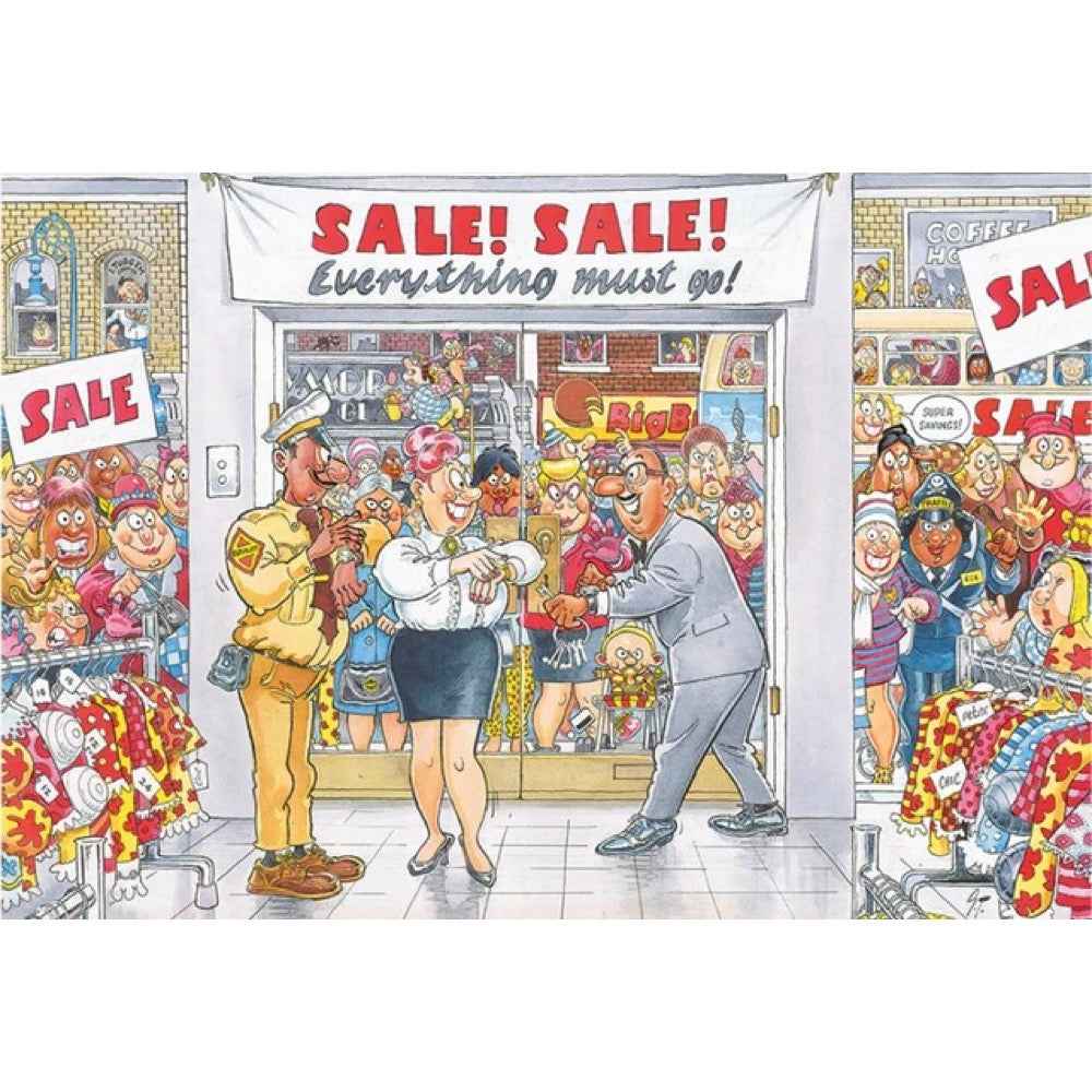Jumbo 00018 WASGIJ? Retro Mystery 7 Everything Must Go 1000pc Jigsaw Puzzle - Image 3