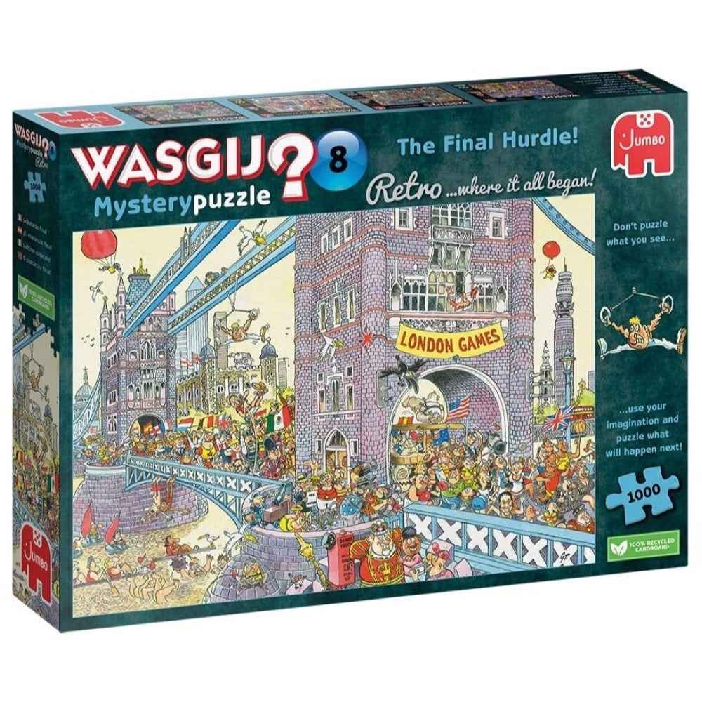 Jumbo 00330 WASGIJ? Retro Mystery 8 The Final Hurdle 1000pc Jigsaw Puzzle