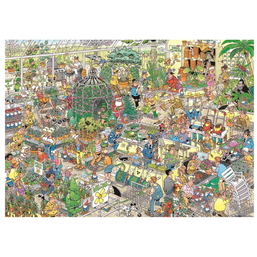 Jumbo 604235 Garden Centre Jan Van Haasteren 1000pc Jigsaw Puzzle - Image 2