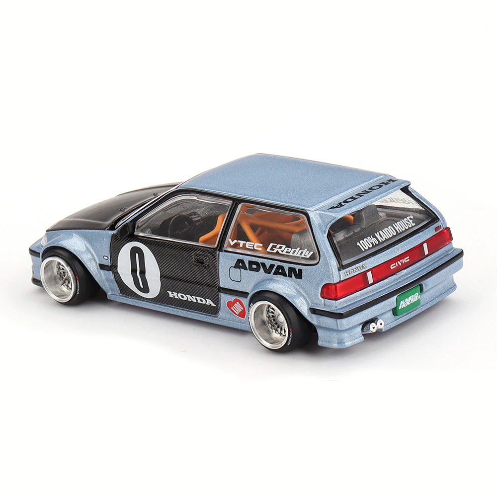 Kadio House x Mini GT KHMG179 1/64 Honda Civic (EF) Kaido Roulette V1 - Image 2