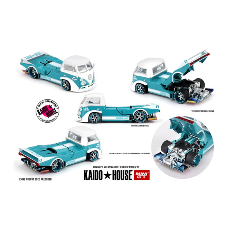 Kaido House KHMG220 1/64 Volkswagen T1 KAIDO WORKS V1 - Image 4