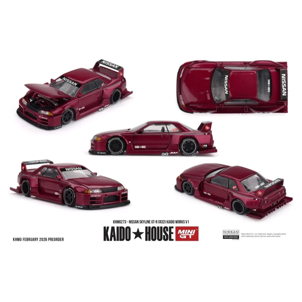 Kaido House KHMG273 1/64 Nissan Skyline GT-R (R32) Kaido Works V1 - Image 6