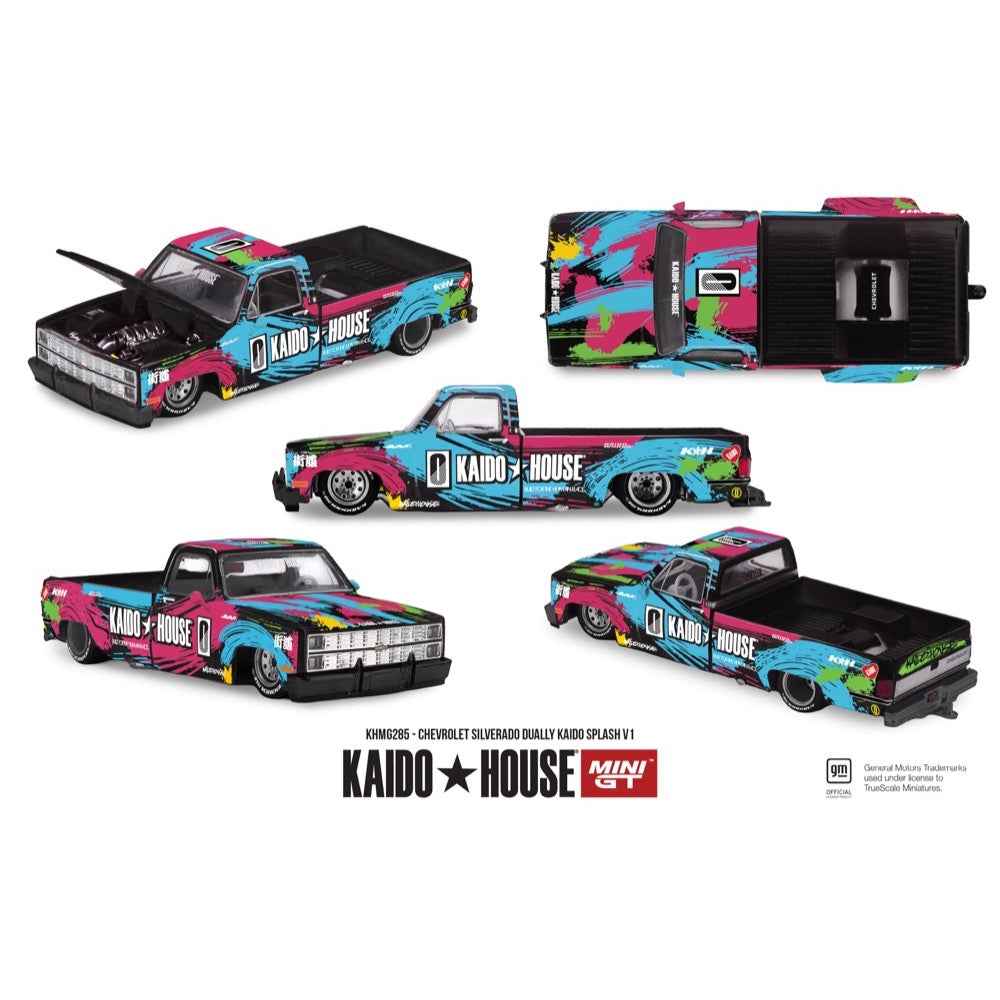 Kaido House x Mini GT 1/64 Chevrolet Silverado Dually Kaido Splash V1 - Image 2