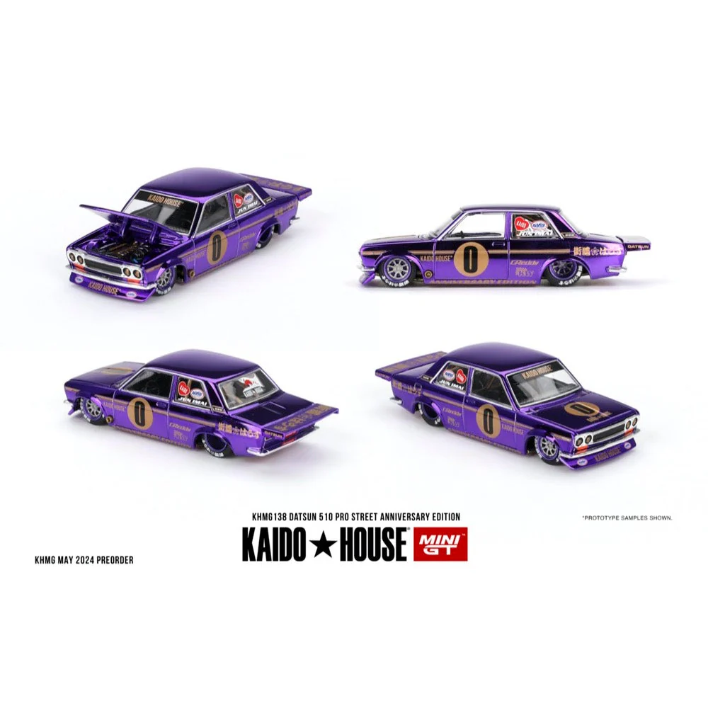 Kaido House x Mini GT 1/64 Datsun 510 Pro Street Anniversary Edition - Image 6