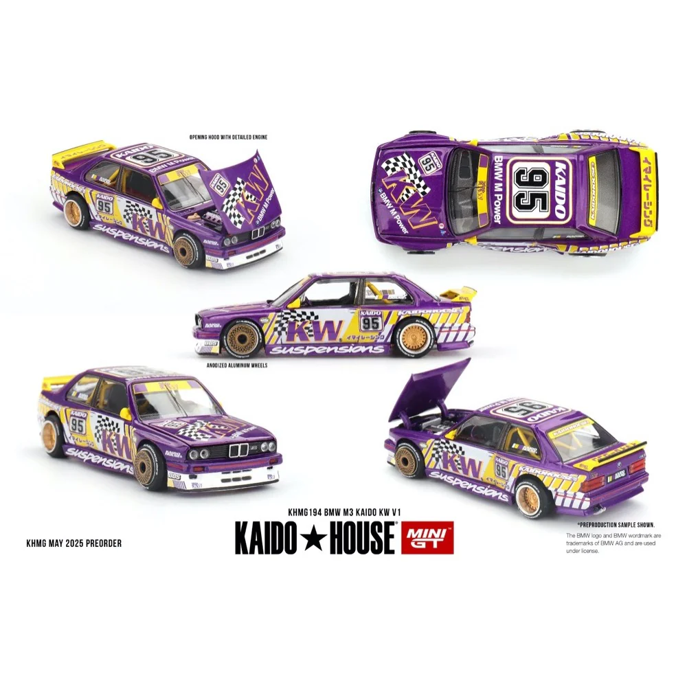 Kaido House X Mini GT KHMG194 1/64 BMW M3 Kaido KW V1 - Image 2