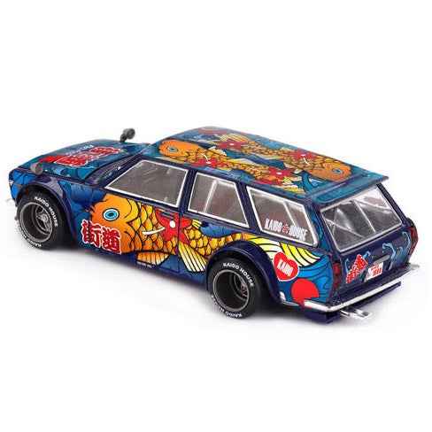 Kaido House x Mini GT KHMG248 1/64 Datsun Kaido 510 Wagon Koi Wagon V1 - Image 3