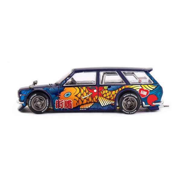 Kaido House x Mini GT KHMG248 1/64 Datsun Kaido 510 Wagon Koi Wagon V1 - Image 4