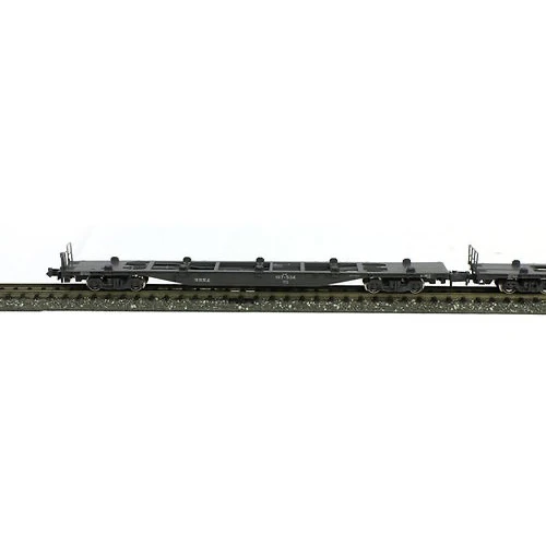 Kato 10-1796 N Koki 106 + 107 Container flatcars (unloaded) 10pc set - Image 3