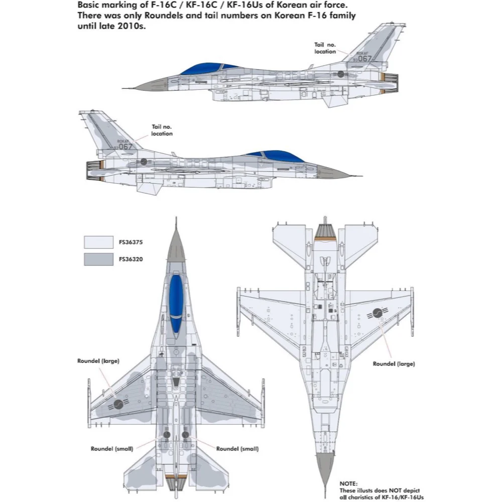 Kinetic 48153 1/48 KF-16 Korean Viper (Kinetic Gold) - Image 3