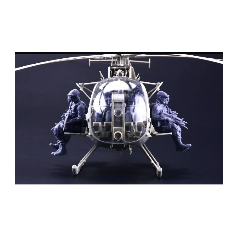 Kitty Hawk 50004 1/35 AH-6J/MH-6J Little Bird with Figures - Image 4