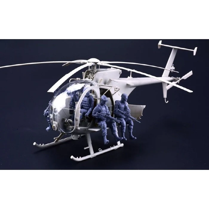Kitty Hawk 50004 1/35 AH-6J/MH-6J Little Bird with Figures - Image 5