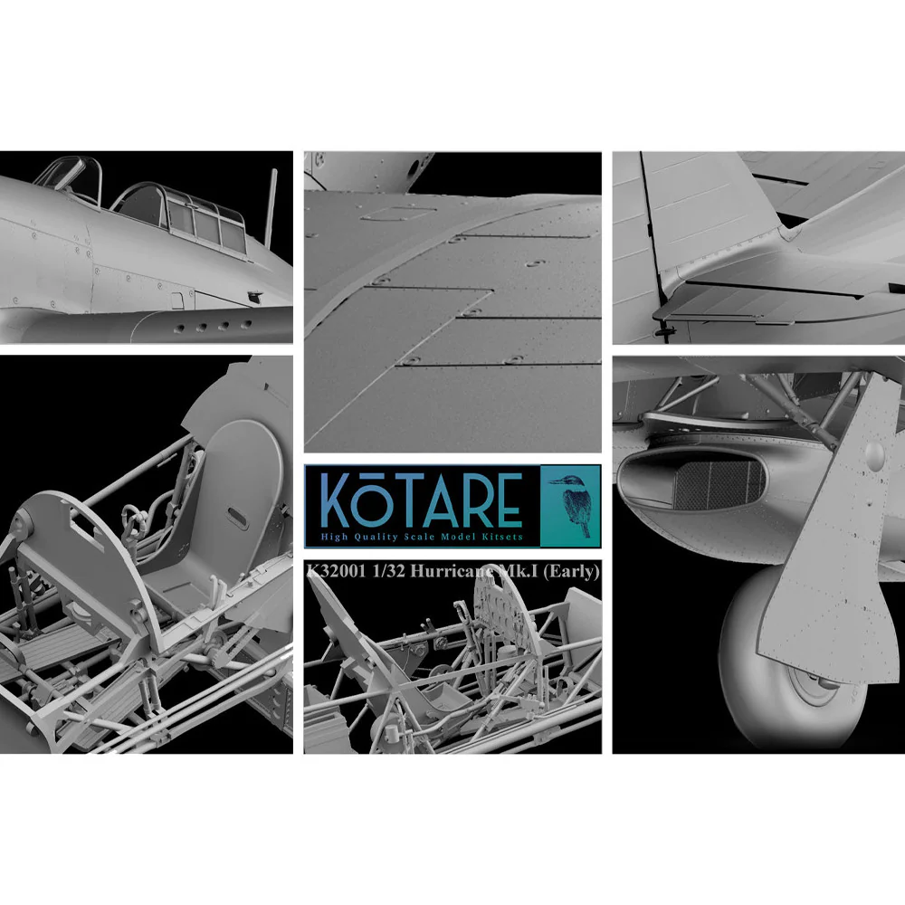 Kotare 32015 1/32 K32015 Kotare 1/32 Hurricane Mk.I (Early) - Image 3