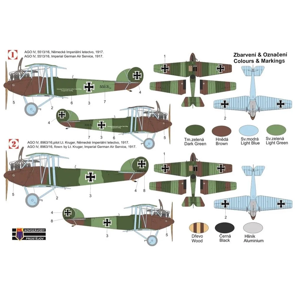 KP Models 0398 1/72 German AGO C.IV „Late - Image 2
