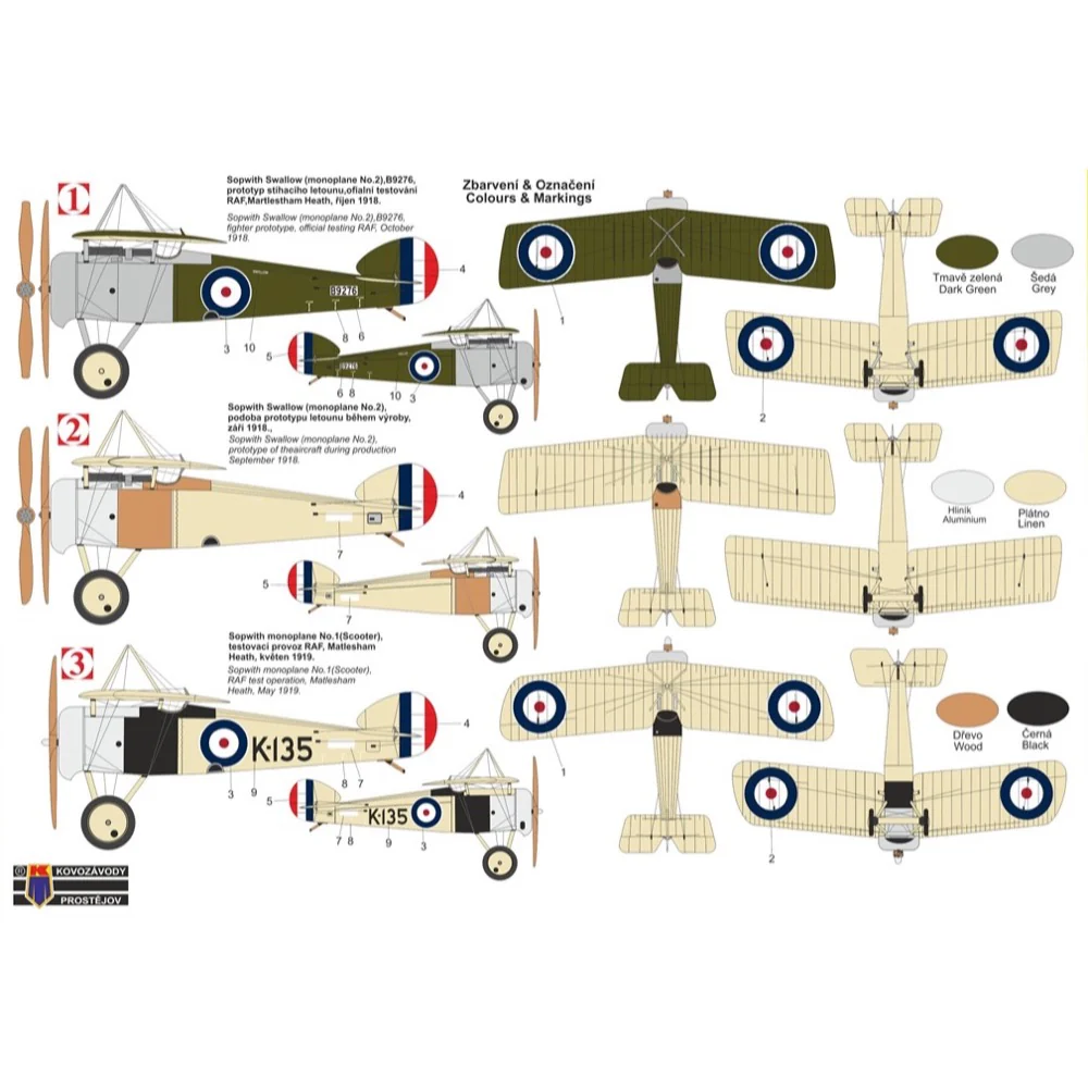 KPM 0484 1/72 Sopwith Swallow - Image 2
