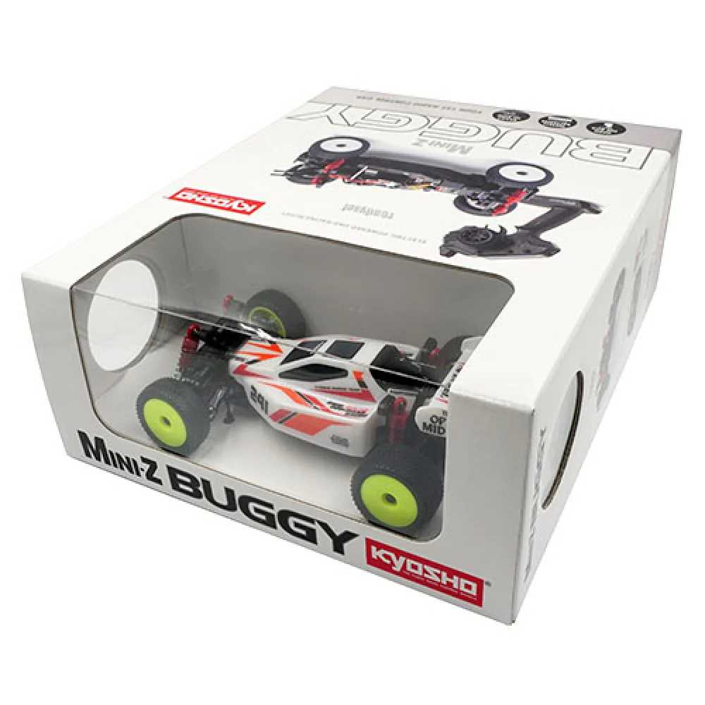 Kyosho 32095W Mini-Z Turbo Optima Mid Special White Mb010 Readyset - Image 4