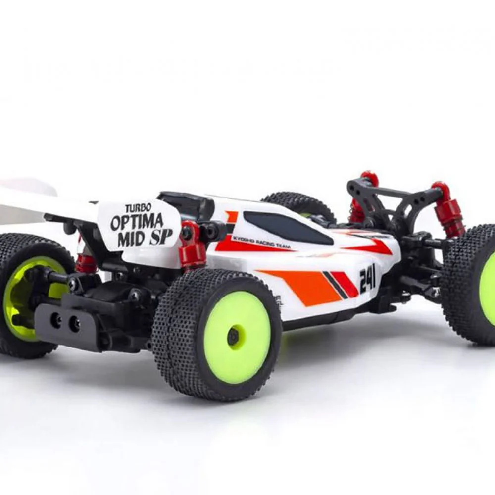 Kyosho 32095W Mini-Z Turbo Optima Mid Special White Mb010 Readyset - Image 5