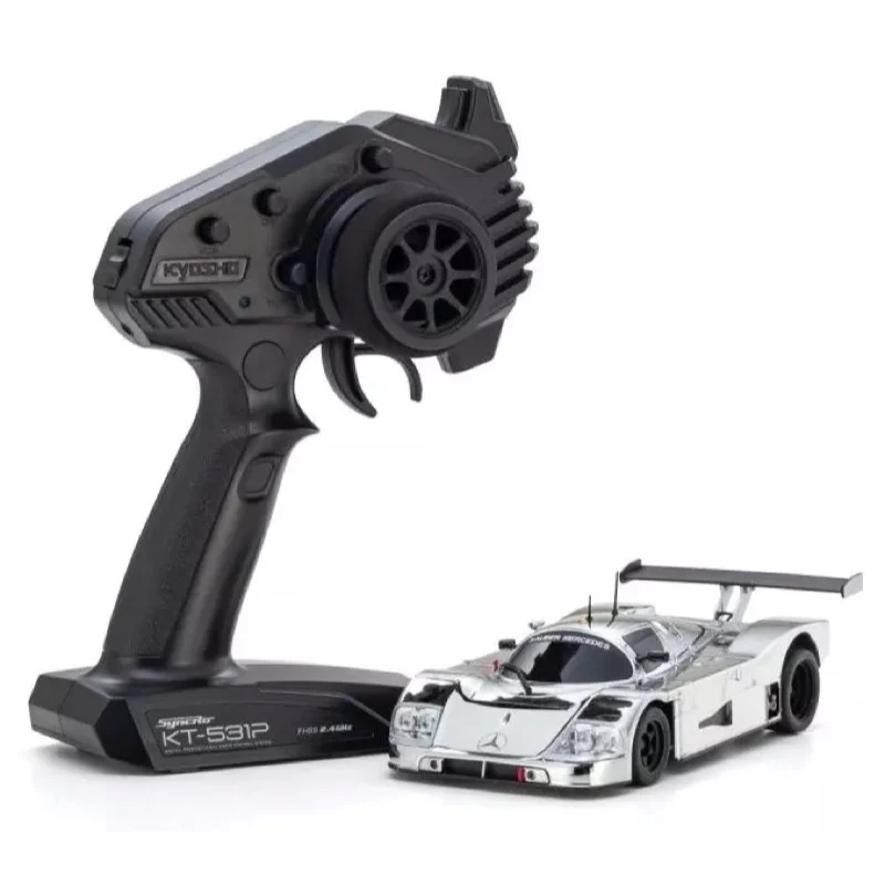 Kyosho 32362CRG MINI-Z Sauber-Mercedes C9 RWD RC Car Chrome Silver - Image 2
