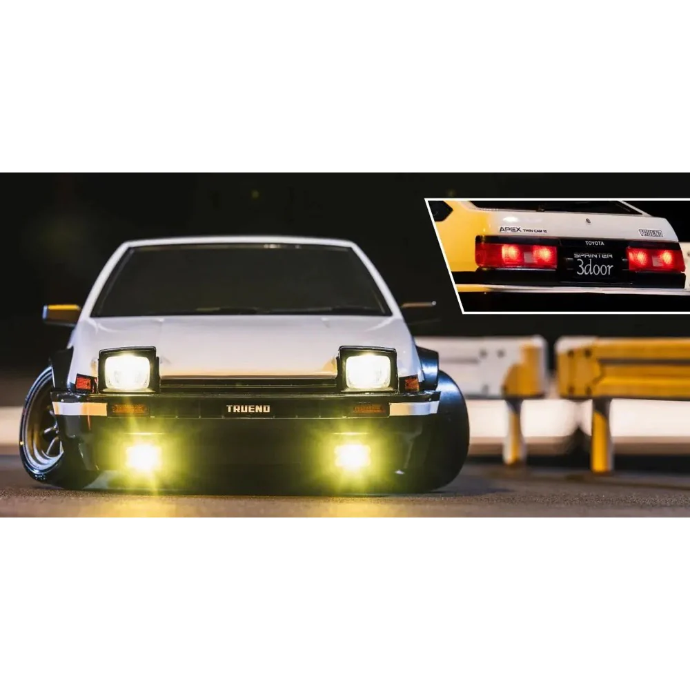 Kyosho 34501T1 1/10 FazerD2 Toyota Sprinter Trueno AE86 White 2WD Electric Readyset - Image 18