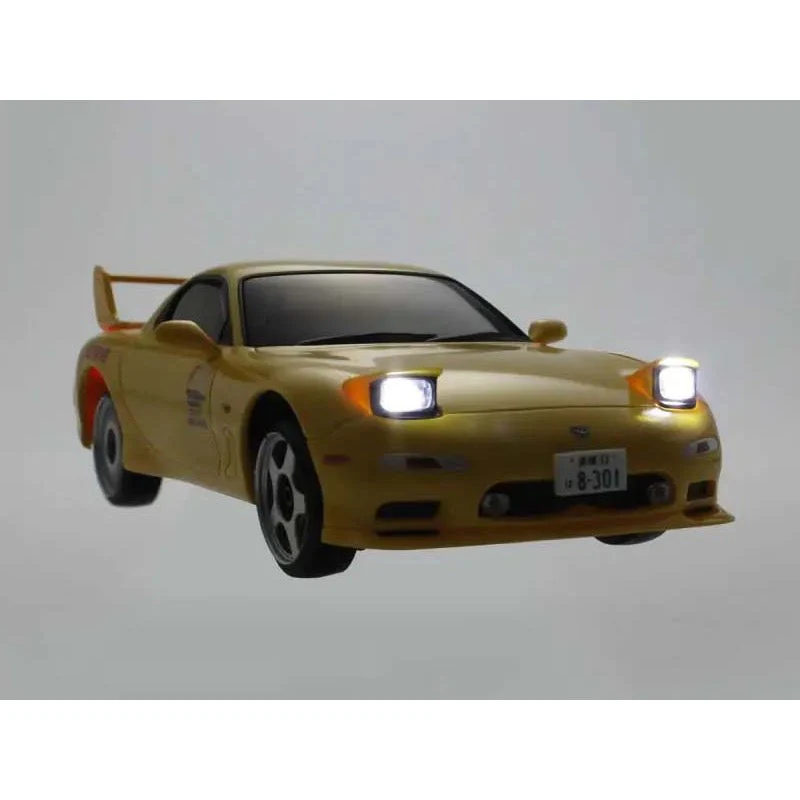 Kyosho First Mini-Z Initial D Mazda RX-7 FD3S RC Car (Yellow) - Image 3