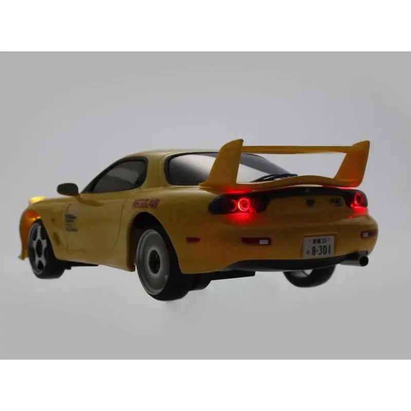Kyosho First Mini-Z Initial D Mazda RX-7 FD3S RC Car (Yellow) - Image 4