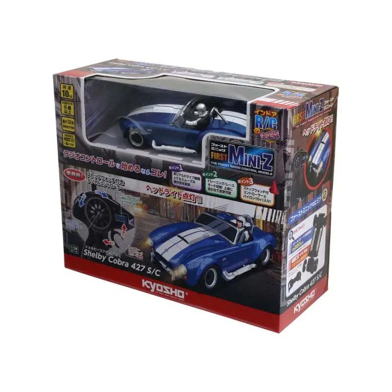 Kyosho First Mini-Z Shelby Cobra 427 S/C RC Car (Blue) - Image 6