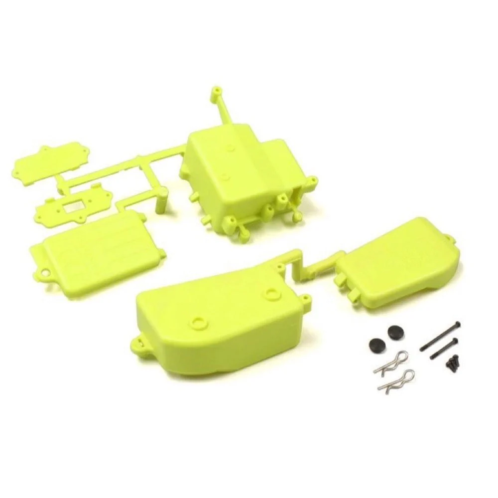 Kyosho IFF001KY Battery&Reciever Box Set (F-Yellow)