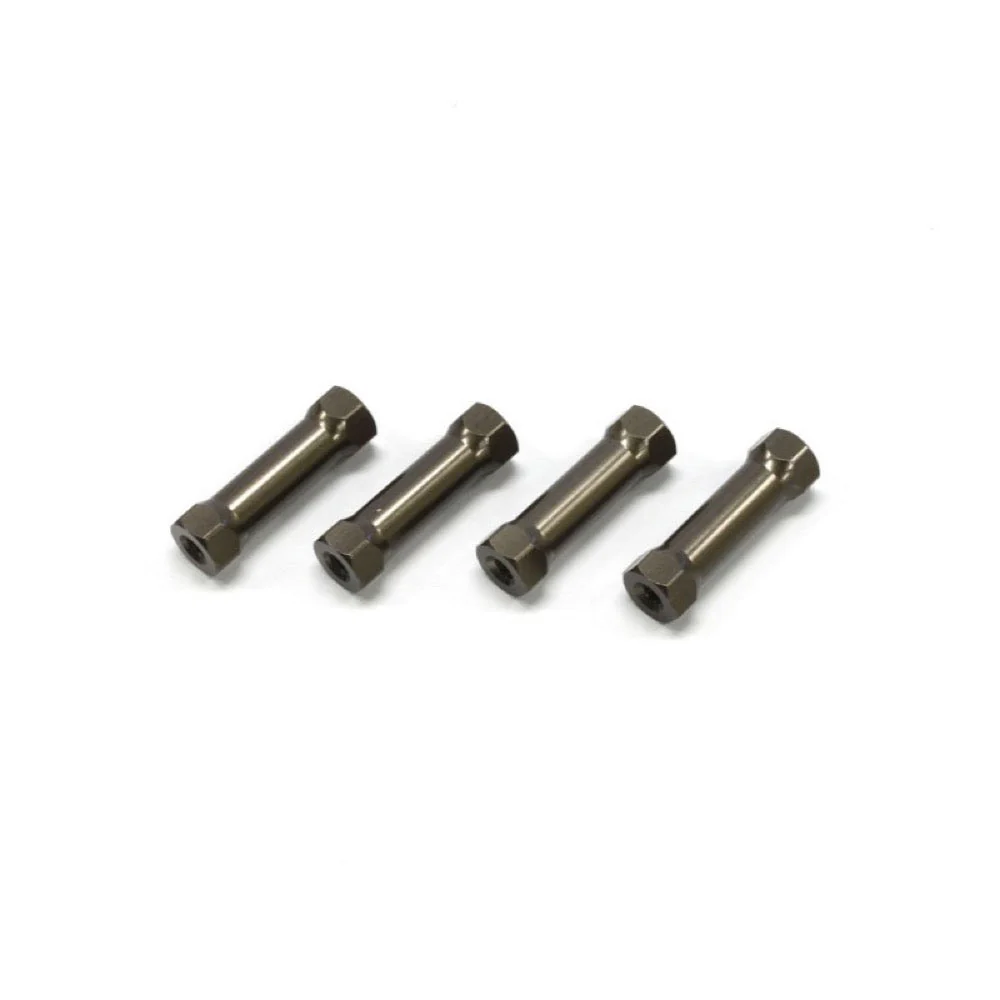 Kyosho IFW401B Sp Aluminum Radio Post (Gunmetal/4pcs/Mp