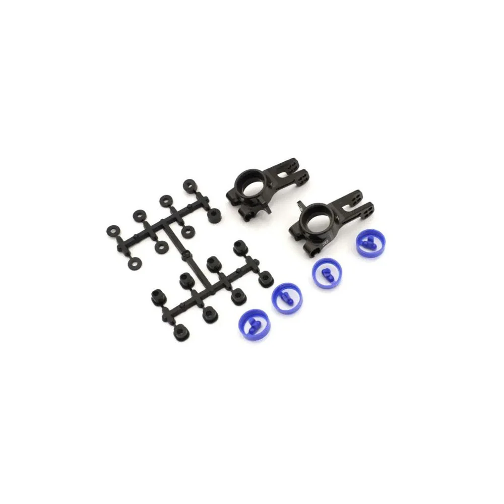 Kyosho IFW608B Aluminum Rear Hub Carrier (L,R/Gunmetal) [Ifw608B]